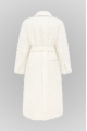 Stylish women's white coat