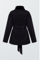 Black mink fur coat