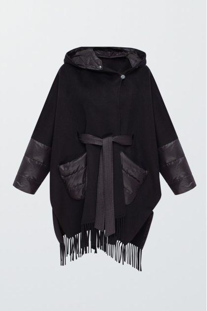 Black down coat