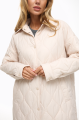 Beige demi-season down coat