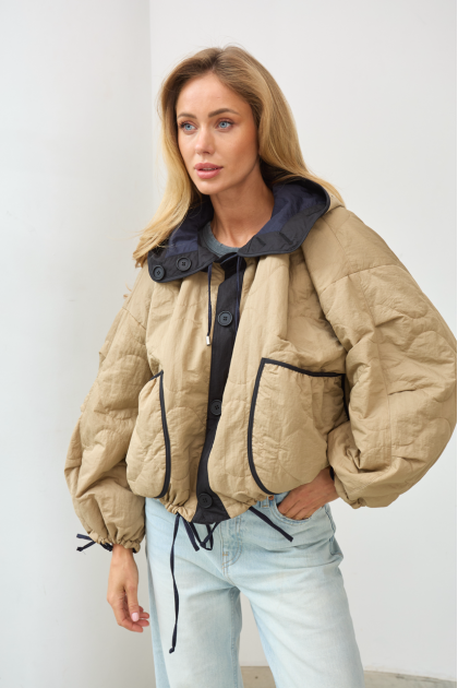 Demi-season down jacket