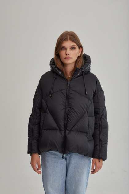 Black down jacket