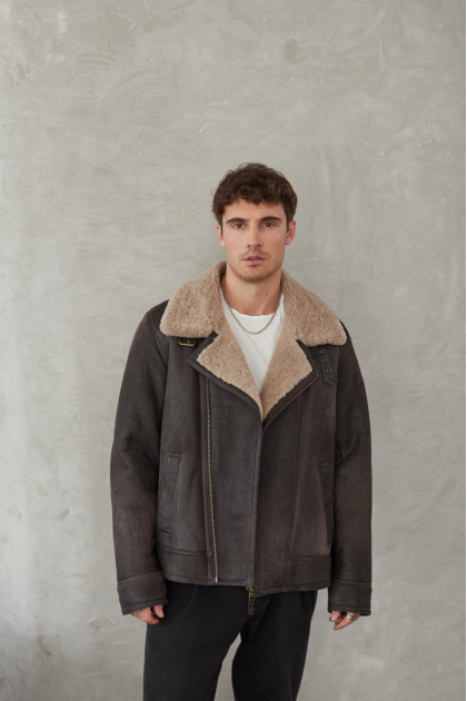 Men's sheepskin coat