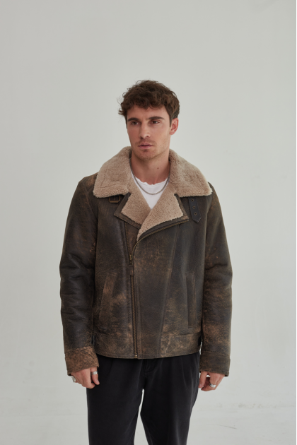 Men's sheepskin coat