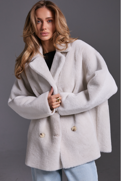 Two-sided sheepskin jacket