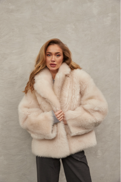 Two-sided sheepskin jacket