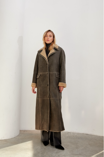 Vintage sheepskin coat