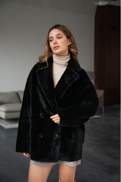 Two-sided sheepskin jacket