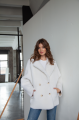 Women's two-sided sheepskin coat made of natural sheepskin