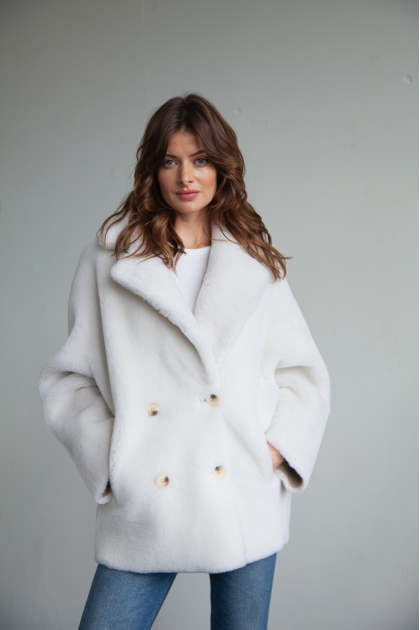 Two-sided sheepskin jacket