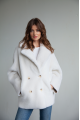 Women's two-sided sheepskin coat made of natural sheepskin