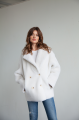 Women's two-sided sheepskin coat made of natural sheepskin