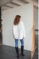 Women's two-sided sheepskin coat made of natural sheepskin