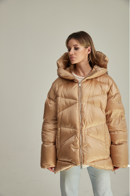 ADD caramel down jacket