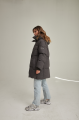 Women's down jacket ADD gray color with natural filler