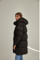 Women's down jacket ADD black color with natural filler