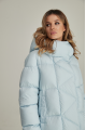 ADD women's light blue down jacket with natural filling