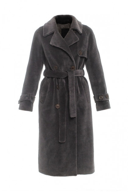 Dark gray woolen coat