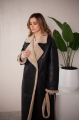 Sheepskin coat in VINTAGE style